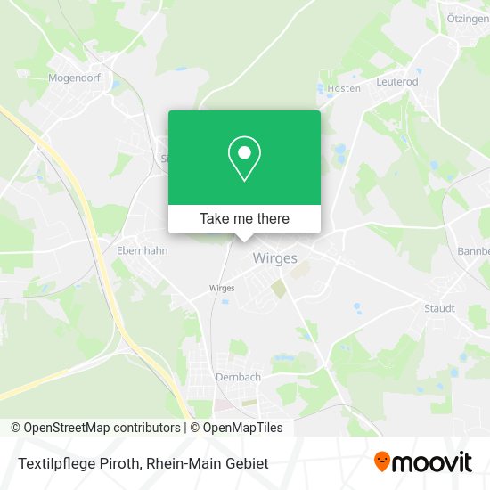 Карта Textilpflege Piroth