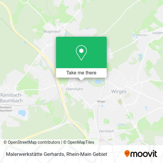 Карта Malerwerkstätte Gerhards