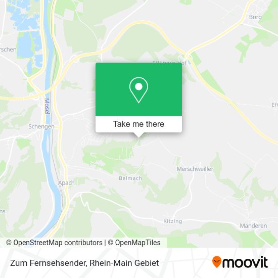 Карта Zum Fernsehsender
