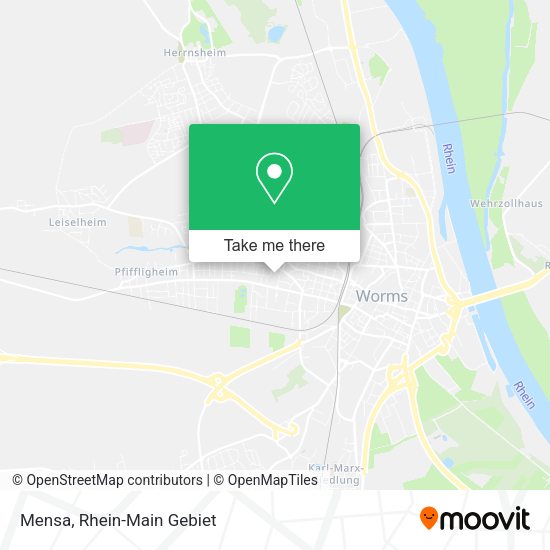 Карта Mensa