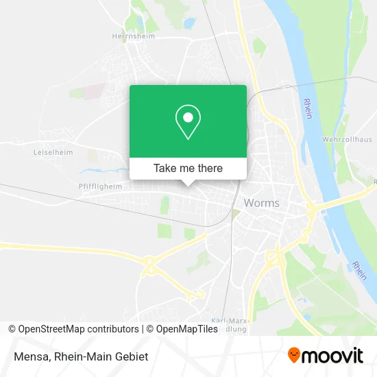 Карта Mensa
