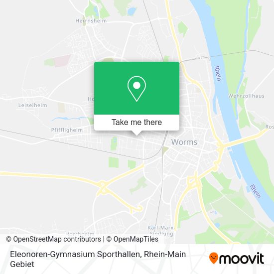 Карта Eleonoren-Gymnasium Sporthallen