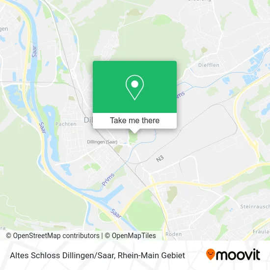 Карта Altes Schloss Dillingen/Saar