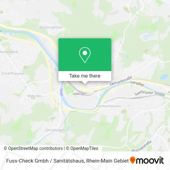 Карта Fuss-Check Gmbh / Sanitätshaus