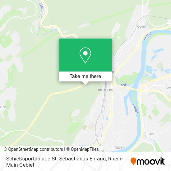 Карта Schießsportanlage St. Sebastianus Ehrang