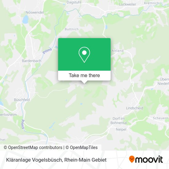 Карта Kläranlage Vogelsbüsch