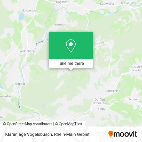 Карта Kläranlage Vogelsbüsch