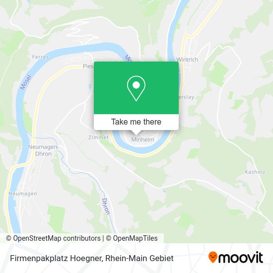 Карта Firmenpakplatz Hoegner