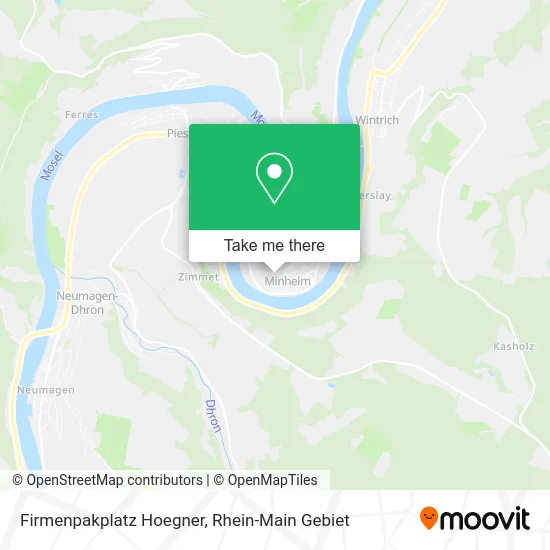 Карта Firmenpakplatz Hoegner