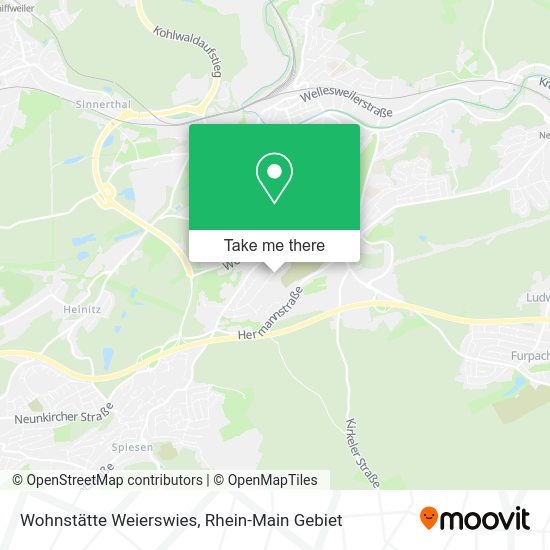 Карта Wohnstätte Weierswies