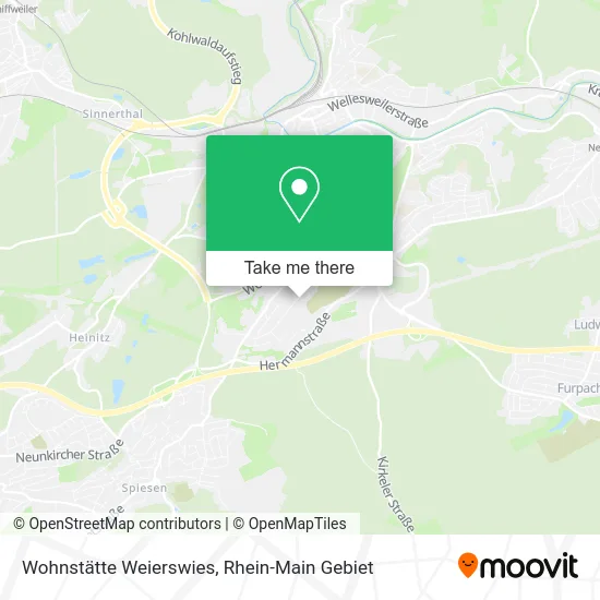 Карта Wohnstätte Weierswies
