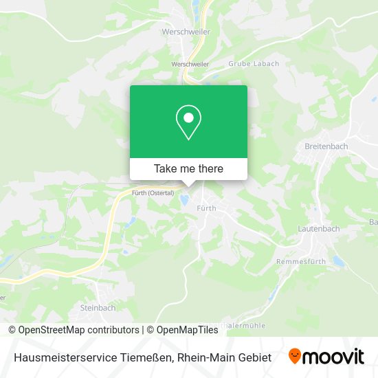 Карта Hausmeisterservice Tiemeßen