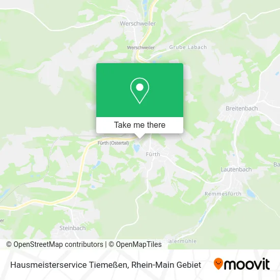 Карта Hausmeisterservice Tiemeßen