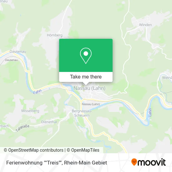 Карта Ferienwohnung ""Treis""