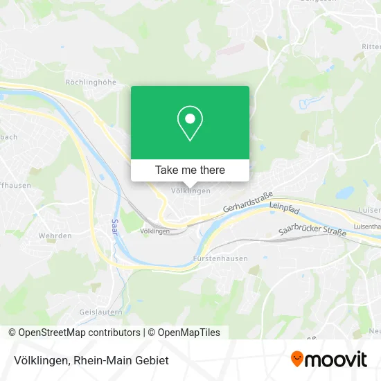 Карта Völklingen
