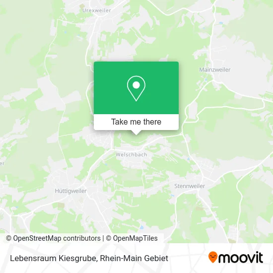 Карта Lebensraum Kiesgrube