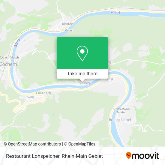 Карта Restaurant Lohspeicher