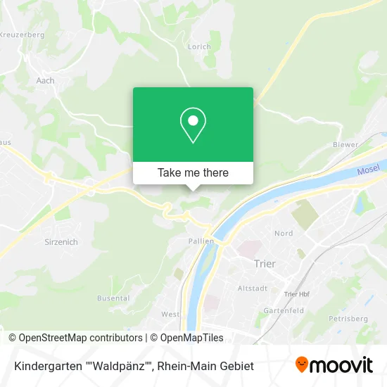 Карта Kindergarten ""Waldpänz""