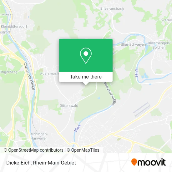 Карта Dicke Eich