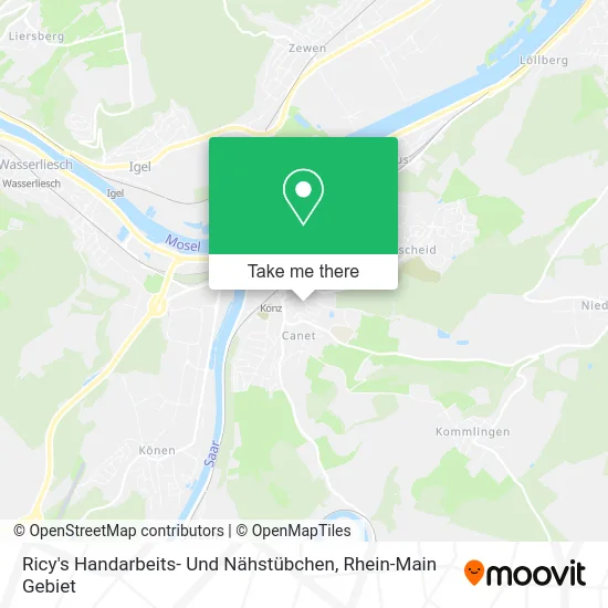 Карта Ricy's Handarbeits- Und Nähstübchen
