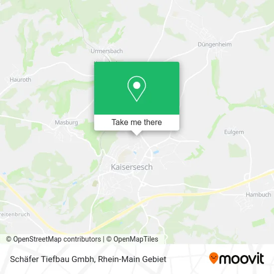 Карта Schäfer Tiefbau Gmbh