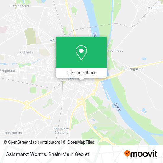 Карта Asiamarkt Worms