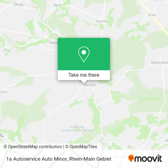 1a Autoservice Auto Minor map
