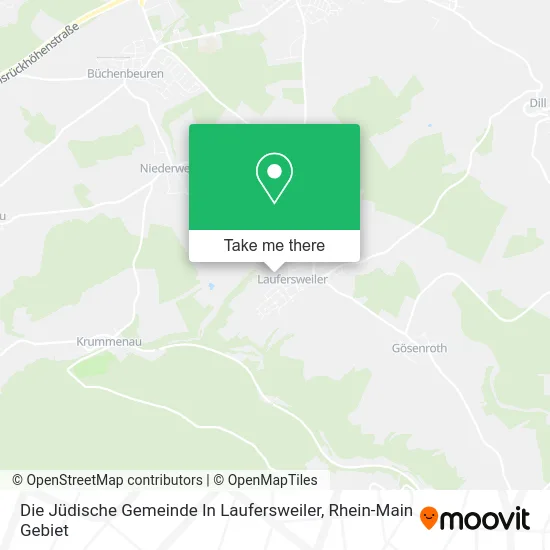 Карта Die Jüdische Gemeinde In Laufersweiler