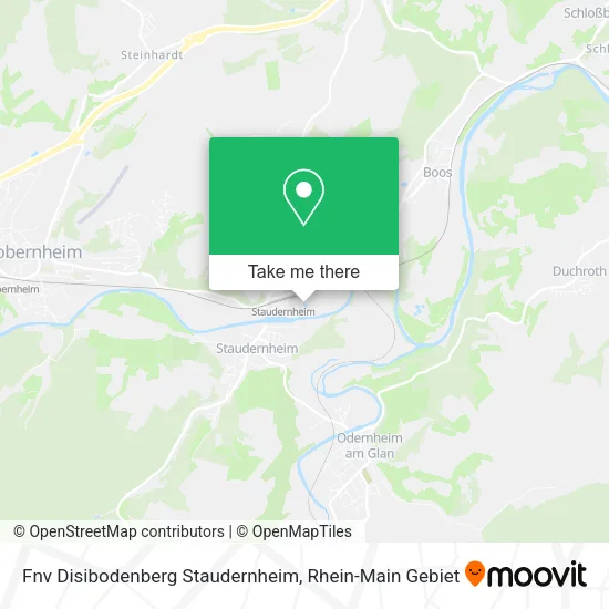 Карта Fnv Disibodenberg Staudernheim