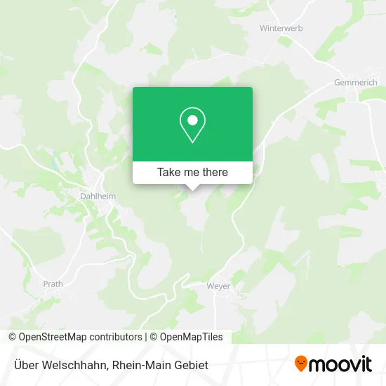Карта Über Welschhahn