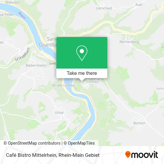 Карта Café Bistro Mittelrhein