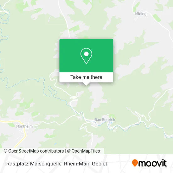 Карта Rastplatz Maischquelle
