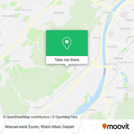 Карта Wasserwerk Euren