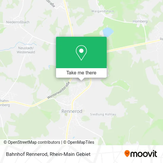Карта Bahnhof Rennerod