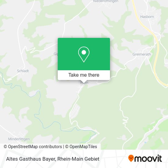 Карта Altes Gasthaus Bayer
