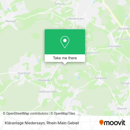 Карта Kläranlage Niedersayn