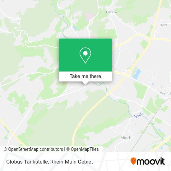 Карта Globus Tankstelle
