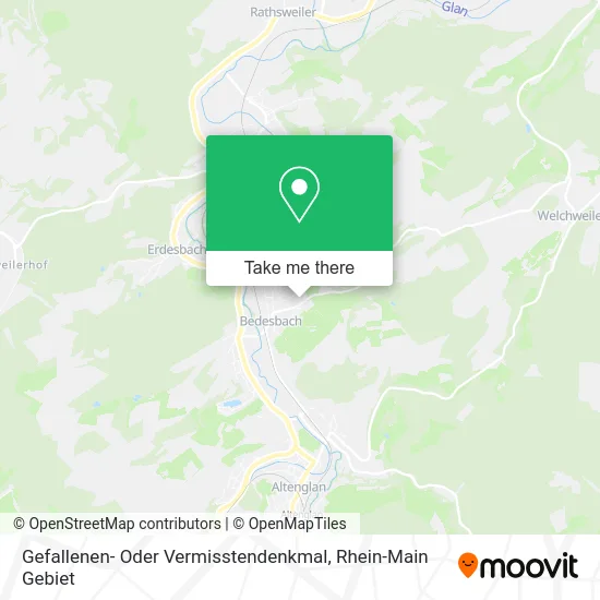 Карта Gefallenen- Oder Vermisstendenkmal
