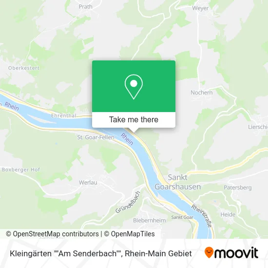 Карта Kleingärten ""Am Senderbach""
