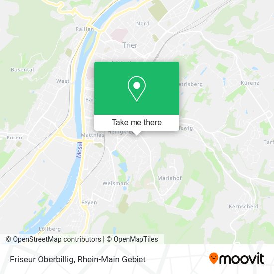 Карта Friseur Oberbillig