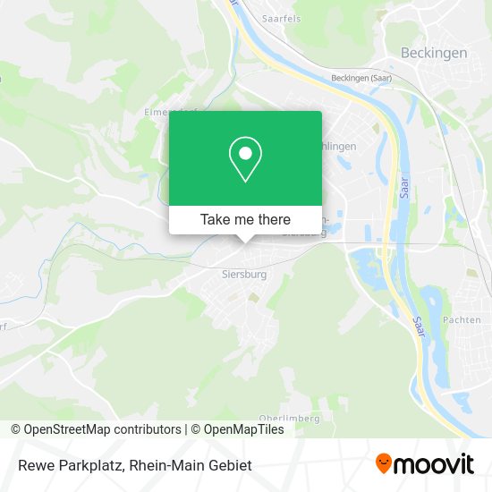 Карта Rewe Parkplatz