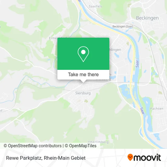Карта Rewe Parkplatz