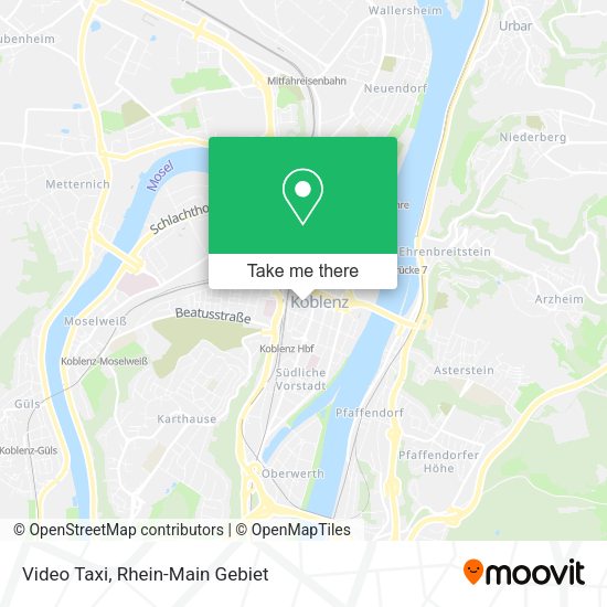 Карта Video Taxi