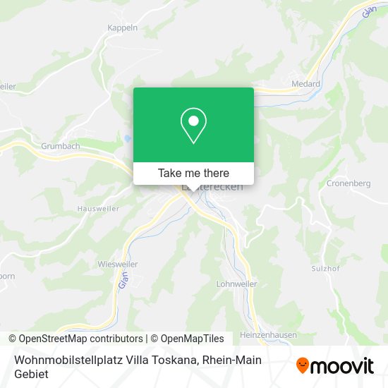 Карта Wohnmobilstellplatz Villa Toskana