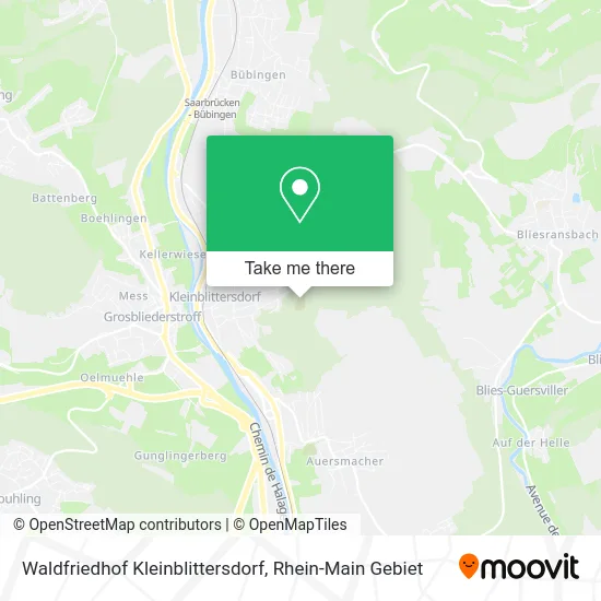 Карта Waldfriedhof Kleinblittersdorf
