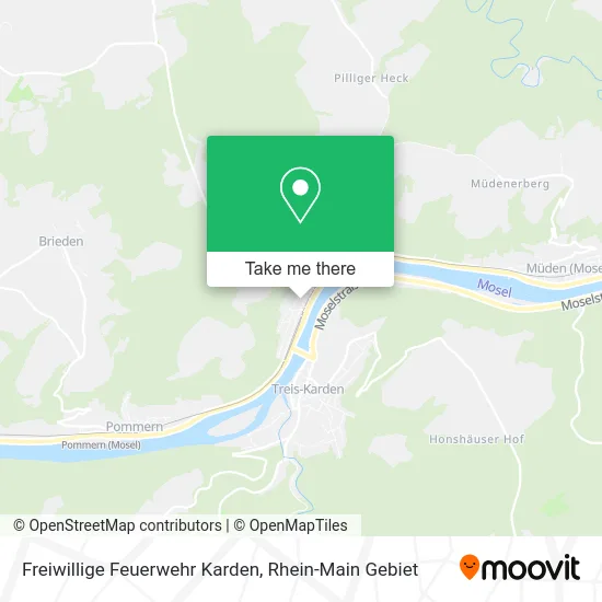 Карта Freiwillige Feuerwehr Karden