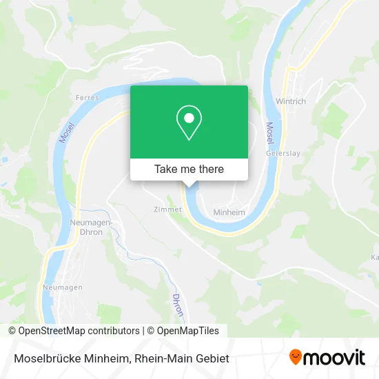 Карта Moselbrücke Minheim