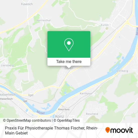 Карта Praxis Für Physiotherapie Thomas Fischer