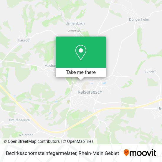 Карта Bezirksschornsteinfegermeister