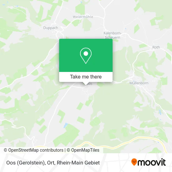 Карта Oos (Gerolstein), Ort